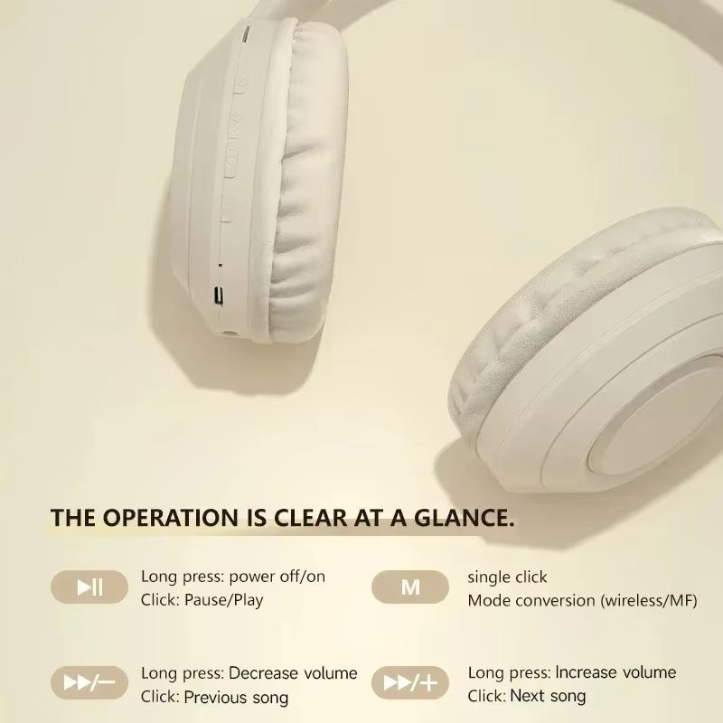 Xiaomi Wireless Bluetooth Headphones Foldable Sports Headphones Over-Ear Headphones Noise Cancelling Long Battery Life