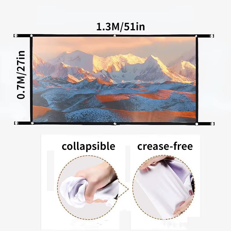 YG300 HD Mini Projector Portable 3D ,With Remote Control Kids Gift Birthday Gift Easy to Carry/Outdoor Camping/Home Theater/