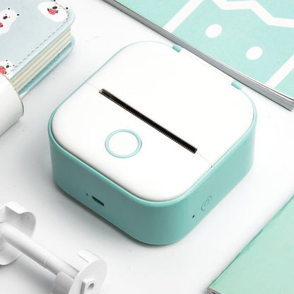 Portable Mini Thermal Label Printer Home Photo Printer Student Wrong Question Printer Bluetooth-Compatible Mini Label Printer Price Tag
