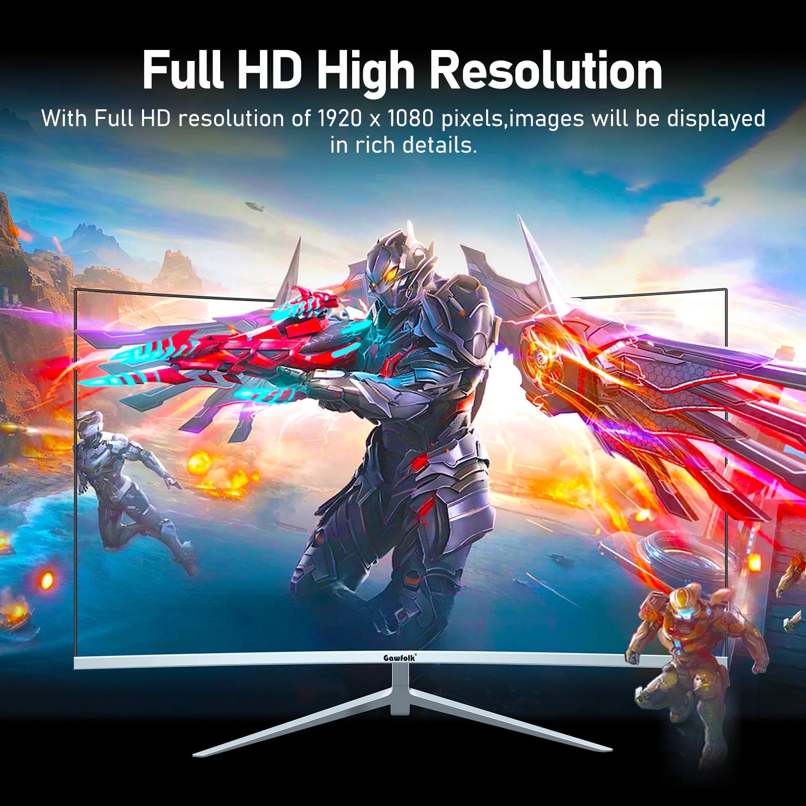 34 Inch Curved Gaming Monitor 165Hz Ultrawide, WQHD 3440X1440, Screen PC Computer, 1500R,21:9