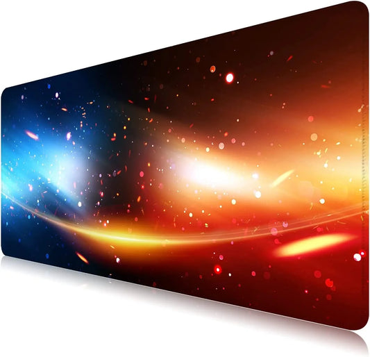 Purple Marble Mouse Pad XXL Large Mouse Pad for Desk 35X15.7X0.12 Inch Desk Mat Gaming Mouse Pad (Purple)