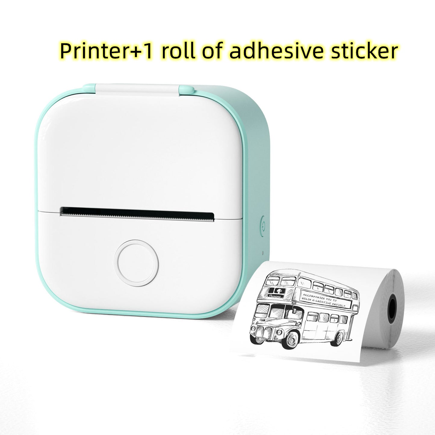 Portable Mini Thermal Label Printer Home Photo Printer Student Wrong Question Printer Bluetooth-Compatible Mini Label Printer Price Tag