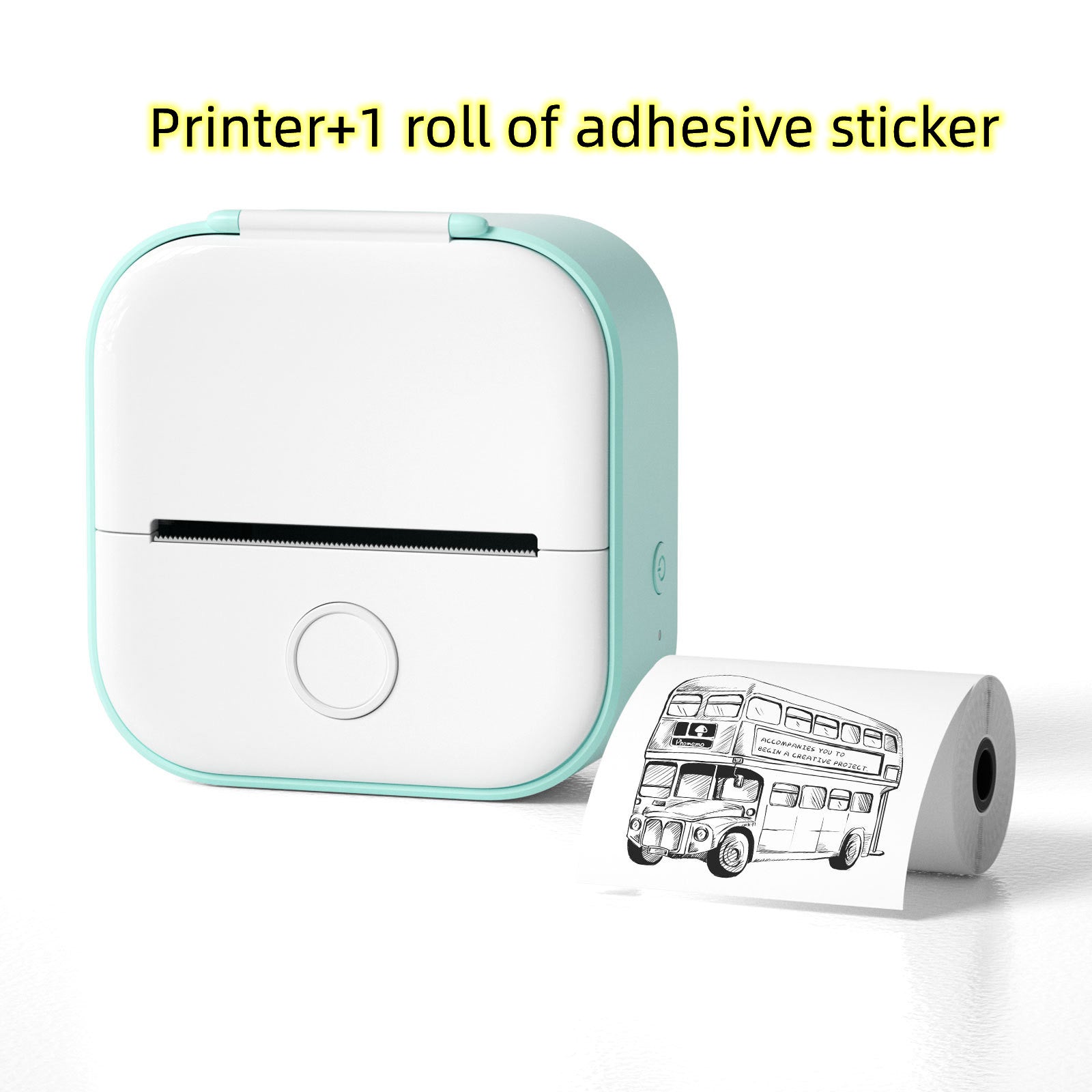 Portable Mini Thermal Label Printer Home Photo Printer Student Wrong Question Printer Bluetooth-Compatible Mini Label Printer Price Tag