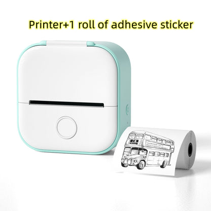 Portable Mini Thermal Label Printer Home Photo Printer Student Wrong Question Printer Bluetooth-Compatible Mini Label Printer Price Tag