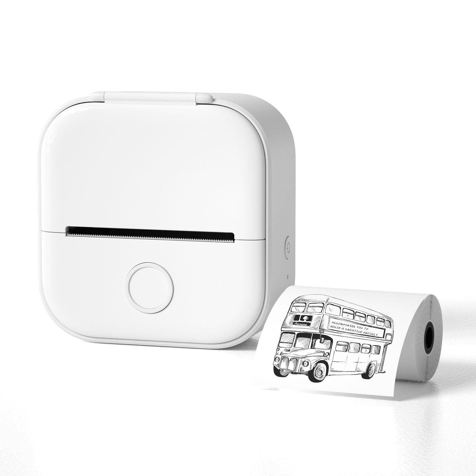 Portable Mini Thermal Label Printer Home Photo Printer Student Wrong Question Printer Bluetooth-Compatible Mini Label Printer Price Tag