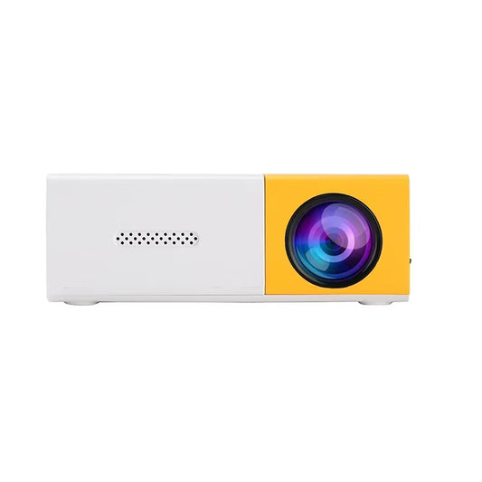 YG300 HD Mini Projector Portable 3D ,With Remote Control Kids Gift Birthday Gift Easy to Carry/Outdoor Camping/Home Theater/