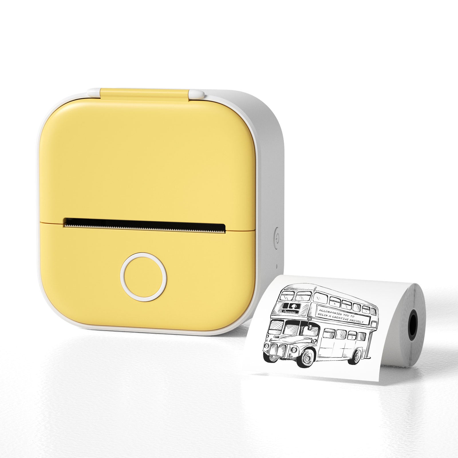 Portable Mini Thermal Label Printer Home Photo Printer Student Wrong Question Printer Bluetooth-Compatible Mini Label Printer Price Tag