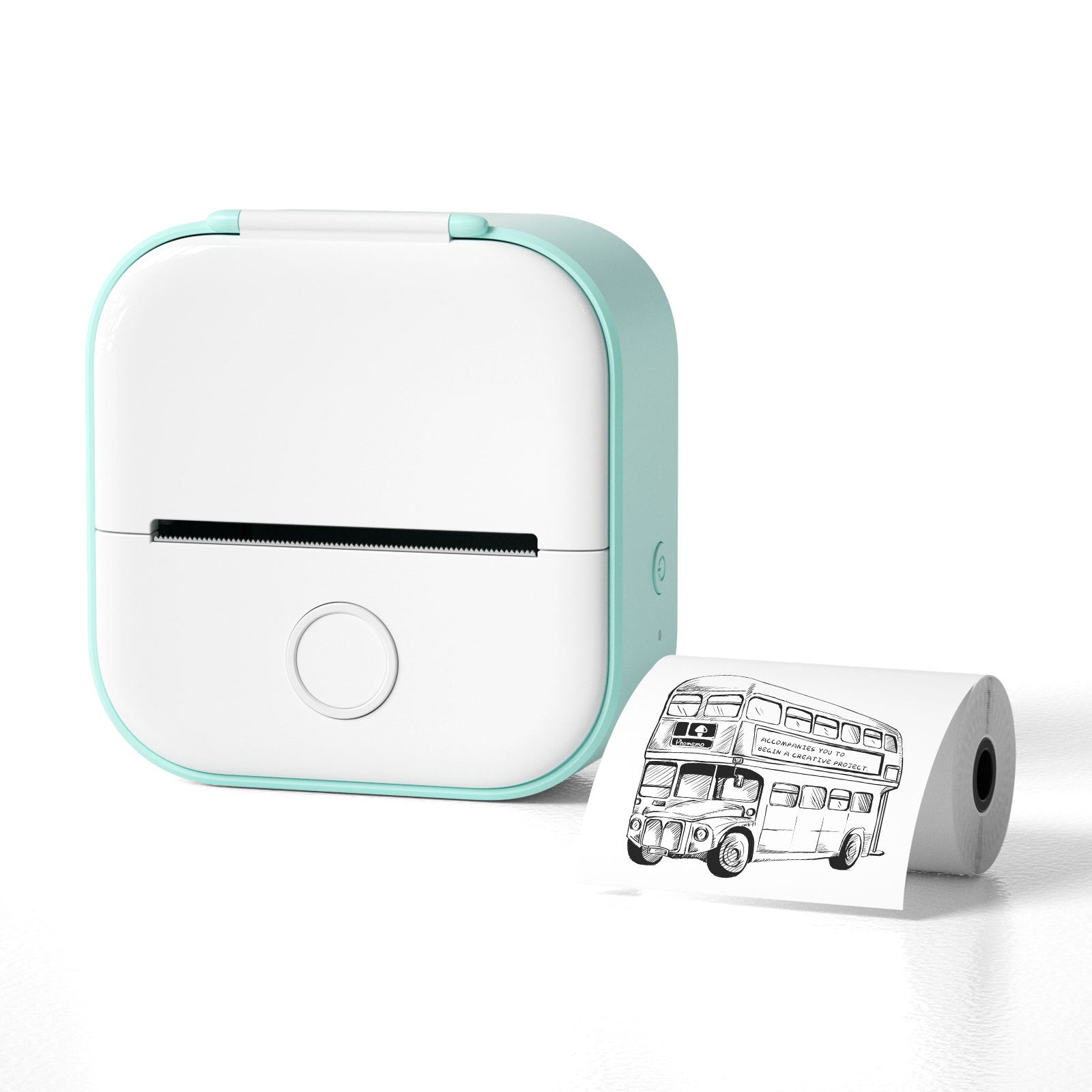 Portable Mini Thermal Label Printer Home Photo Printer Student Wrong Question Printer Bluetooth-Compatible Mini Label Printer Price Tag