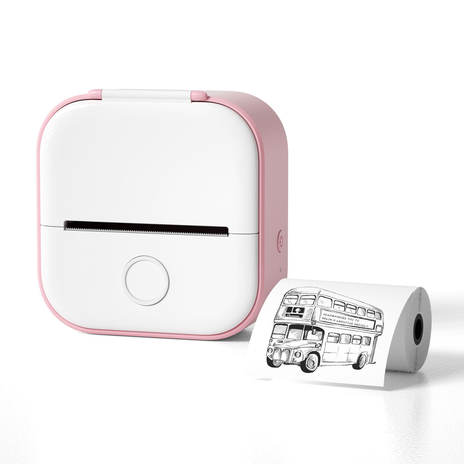 Portable Mini Thermal Label Printer Home Photo Printer Student Wrong Question Printer Bluetooth-Compatible Mini Label Printer Price Tag
