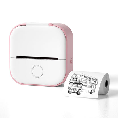 Portable Mini Thermal Label Printer Home Photo Printer Student Wrong Question Printer Bluetooth-Compatible Mini Label Printer Price Tag